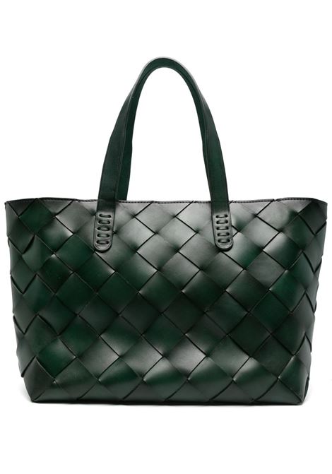 Borsa tote crossover in verde scuro Dragon diffusion - donna